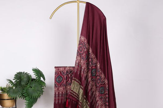 Classic Gaji Silk Dupattas with Intricate Designs